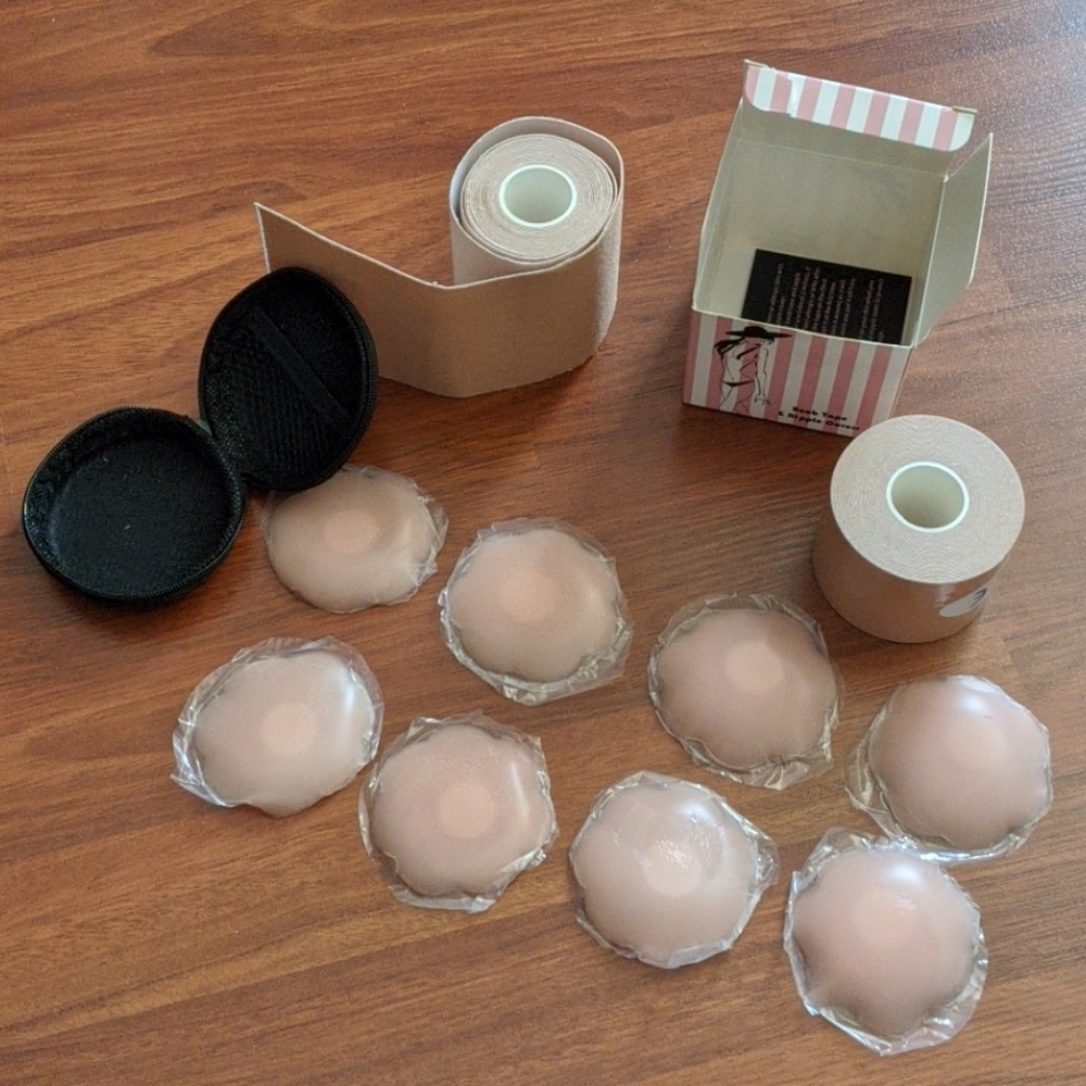 Boob Tape and Petals with case!